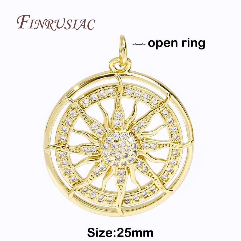 Trendy Sun Charms Pendants 18K Gold Color Pendant For Jewelry Making DIY Accessories Wholesale 1 Piece
Trendy Sun Charms Pendants 18K Gold Color Pendant For Jewelry Making DIY Accessories Wholesale 1 Piece