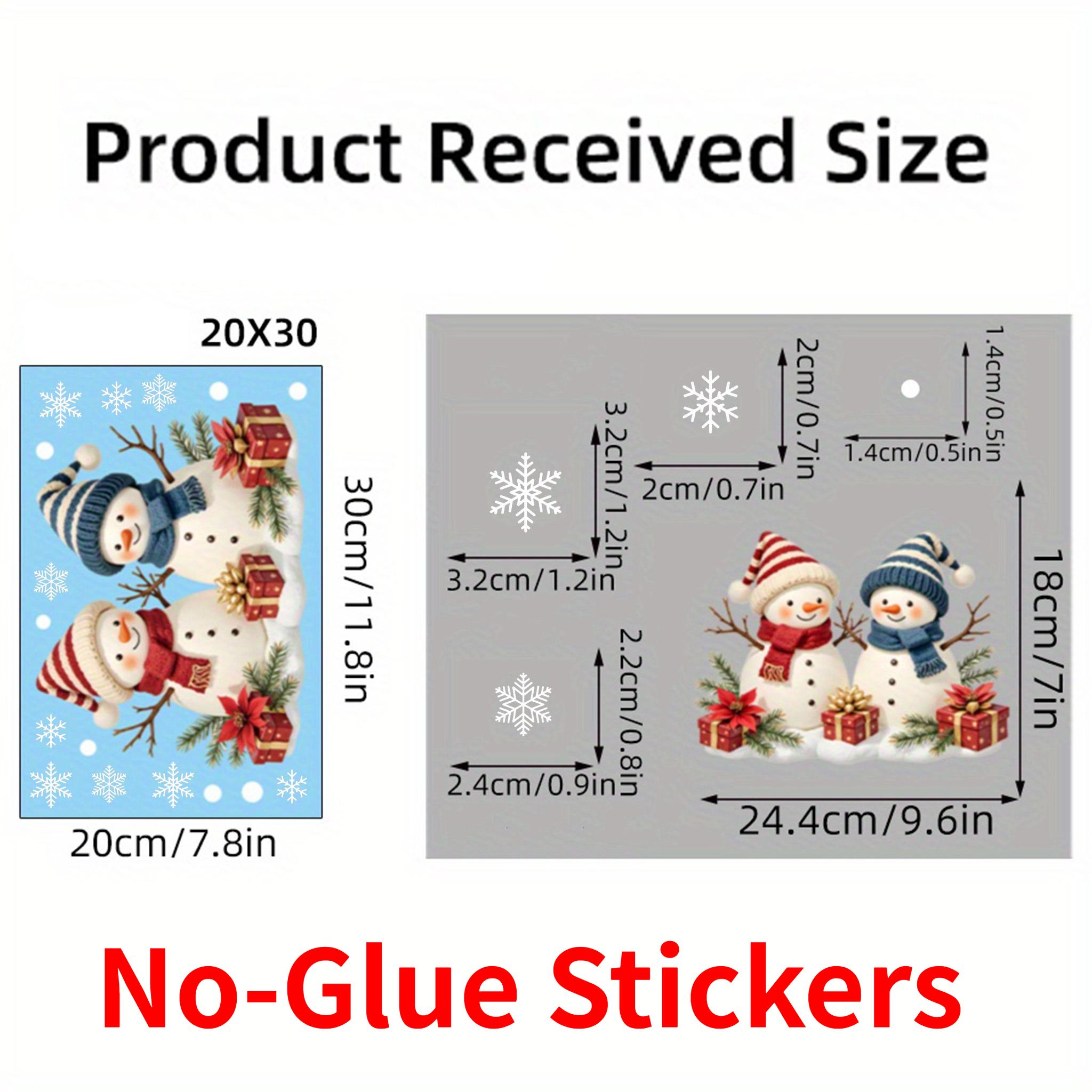 1PC Snowman Snowflake Christmas Window Stickers Static Cling No Residue Holiday Home Decoration for Window Display Living Room
1PC Snowman Snowflake Christmas Window Stickers Static Cling No Residue Holiday Home Decoration for Window Display Living Room