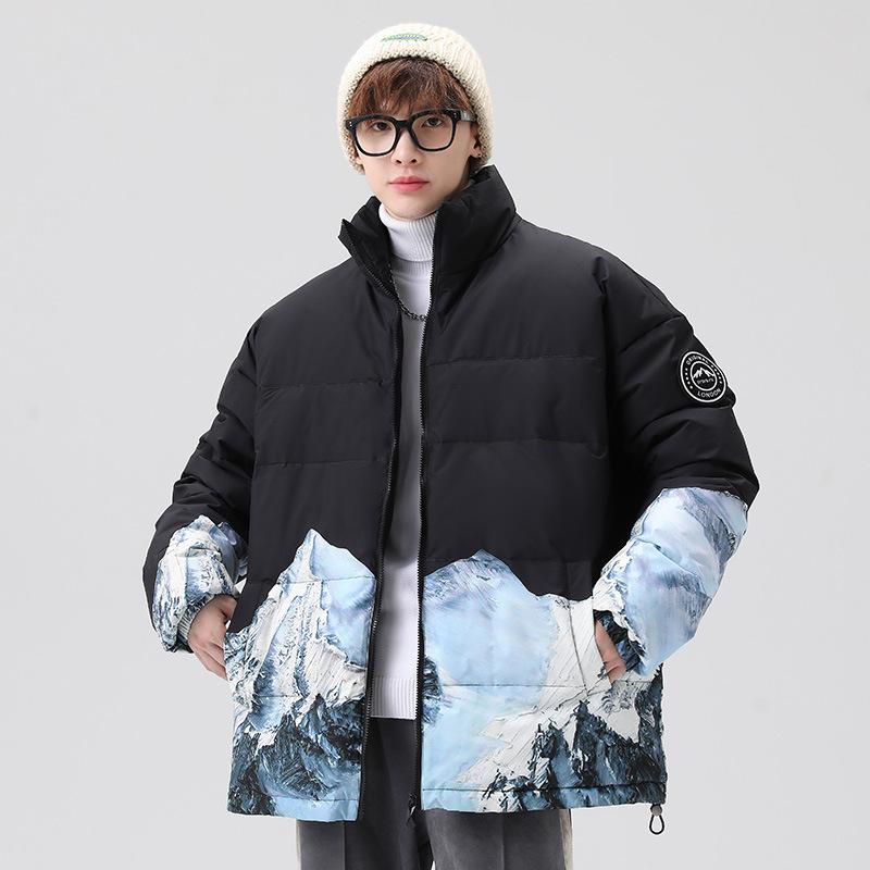 Down jacket men s autumn and winter couple style cold resistance thickened warm stand-up collar men s versatile bread jacket men s clothing M
Down jacket men s autumn and winter couple style cold resistance thickened warm stand-up collar men s versatile bread jacket men s clothing M
