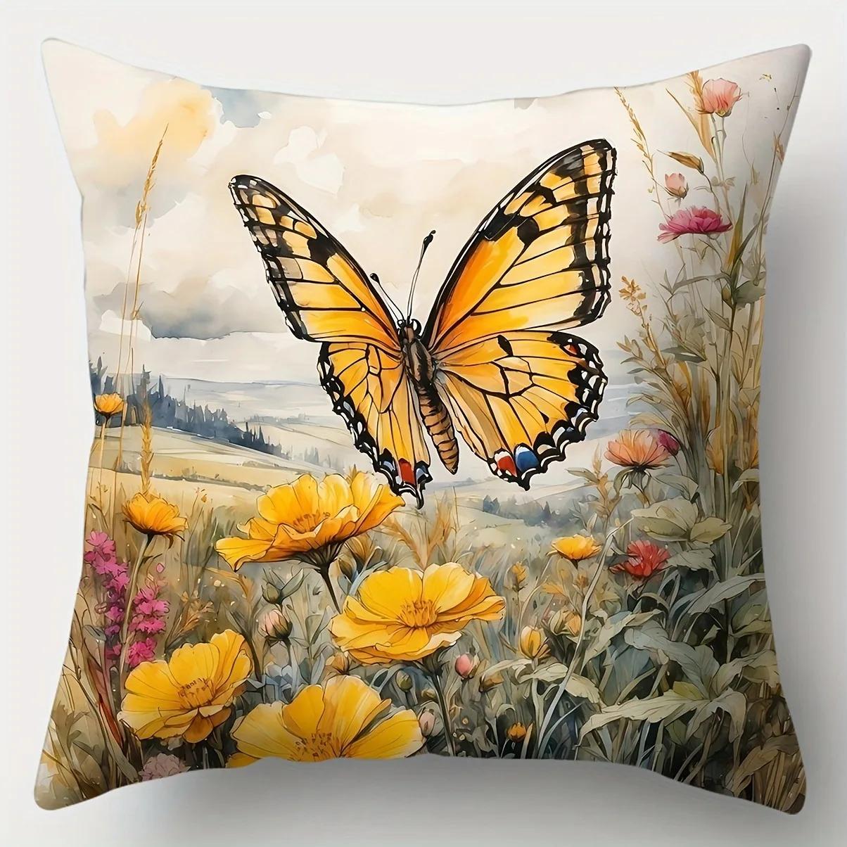 Подушка с узором «Бабочки, цветы, морской пейзаж», домашний декор, наволочка, диван для гостиной, полиэстеровая наволочка на подушку с молнией 55x55cm синий
Подушка с узором «Бабочки, цветы, морской пейзаж», домашний декор, наволочка, диван для гостиной, полиэстеровая наволочка на подушку с молнией 55x55cm синий