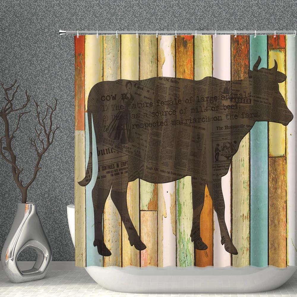 Elk Shower Curtain Set Cattle Deer Wood Grain Bath Curtain Waterproof Cloth Nordic Style Multisize Bathroom Screen Bathtub Decor W90XH180cm
Elk Shower Curtain Set Cattle Deer Wood Grain Bath Curtain Waterproof Cloth Nordic Style Multisize Bathroom Screen Bathtub Decor W90XH180cm