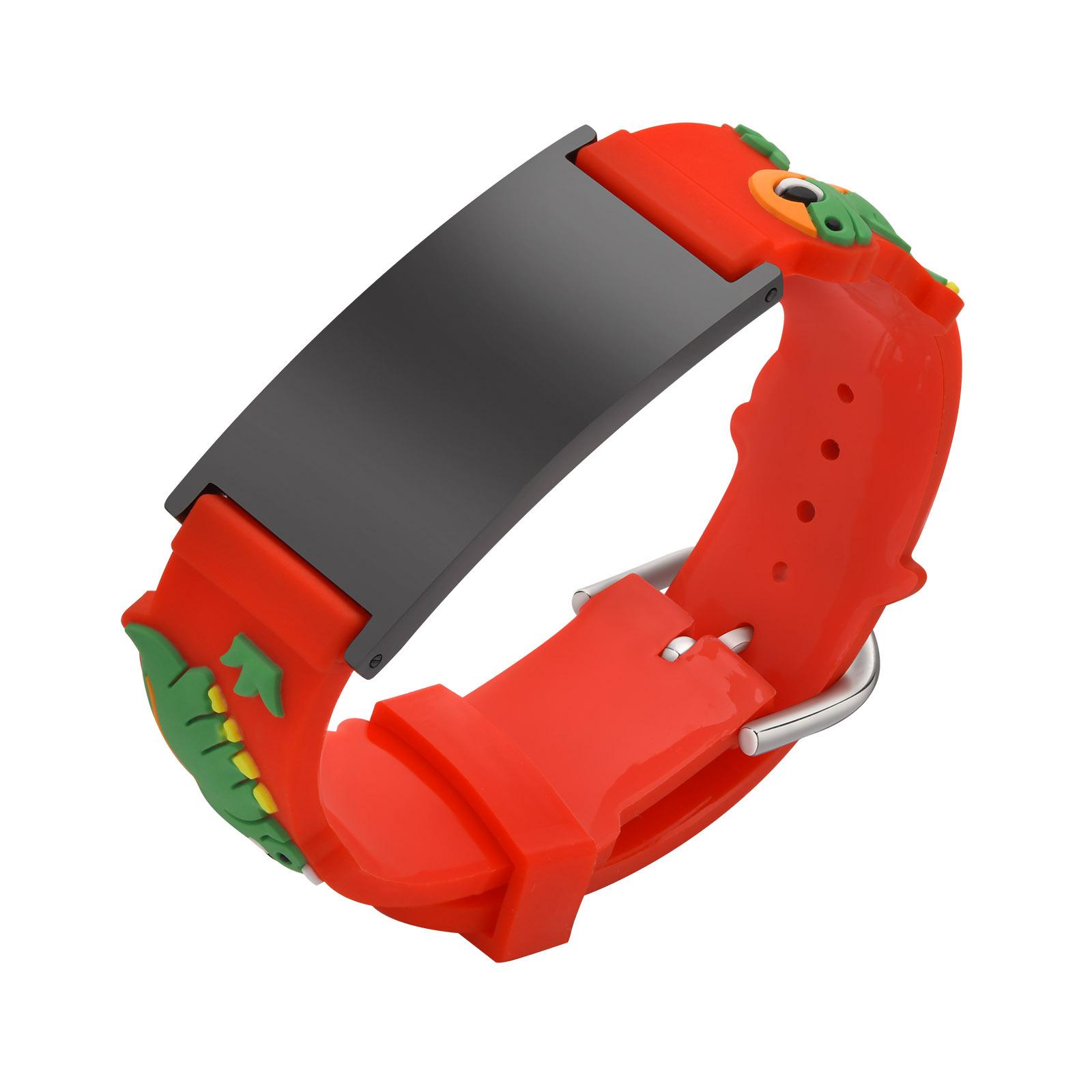 Pink Dinosaurs Silicone Strap Bracelets with Free Customize, If Lost Bracelets, Gift for Son Daughter Kids Child Newborn
Pink Dinosaurs Silicone Strap Bracelets with Free Customize, If Lost Bracelets, Gift for Son Daughter Kids Child Newborn