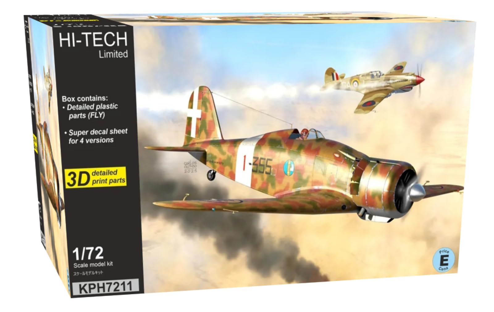 KP Model Scale Limited Edition Fiat Freccia Italia Plastic Model Kit KPMH7211 1/72 Hi-Tech G.50bis (Airplane)
KP Model Scale Limited Edition Fiat Freccia Italia Plastic Model Kit KPMH7211 1/72 Hi-Tech G.50bis (Airplane)