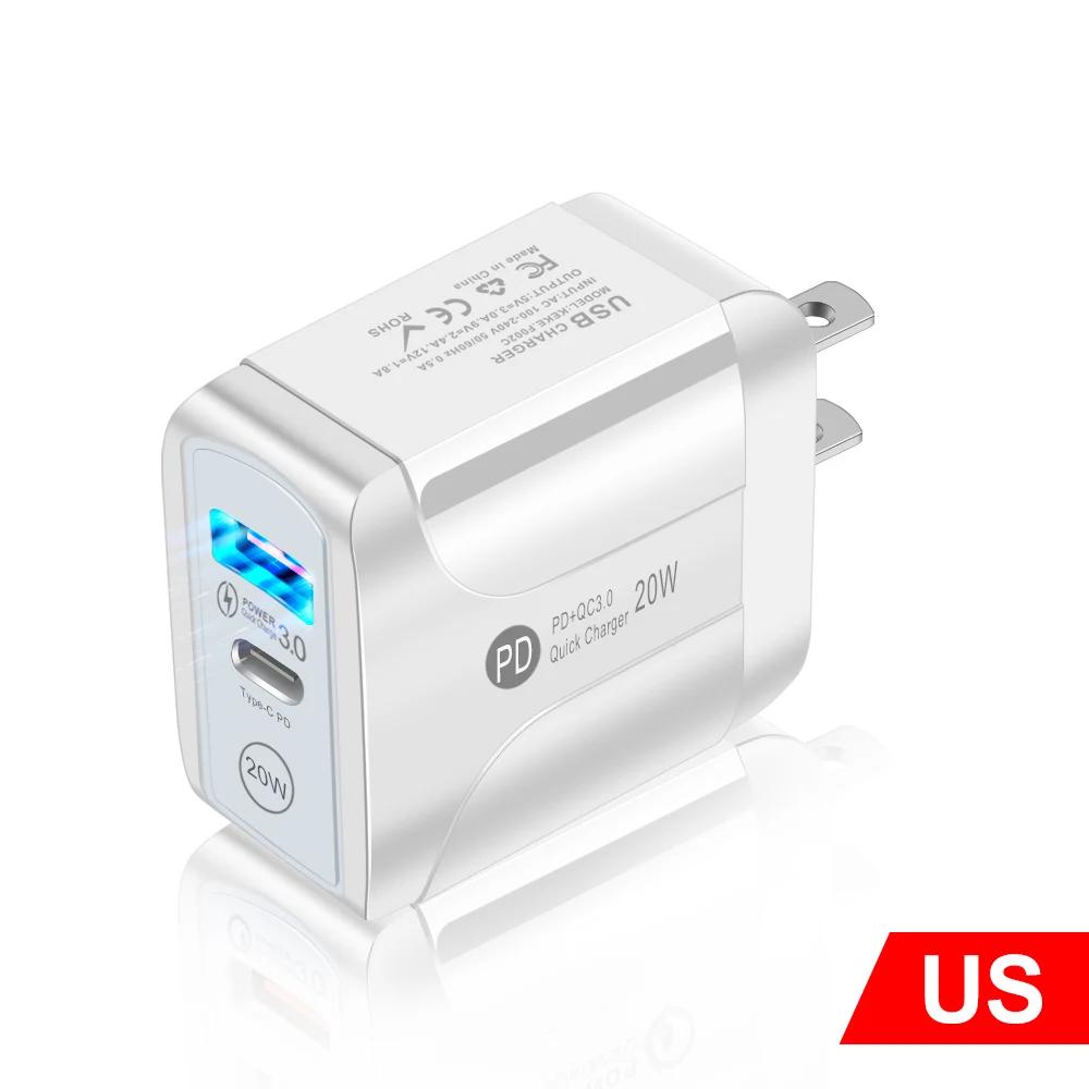 20W 5V3A USB Type C Phone Fast Charging UK US EU Plug Portable Travel Adapter for IPhone 13 14 Xiaomi Samsung Huawei Universal US-White
20W 5V3A USB Type C Phone Fast Charging UK US EU Plug Portable Travel Adapter for IPhone 13 14 Xiaomi Samsung Huawei Universal US-White