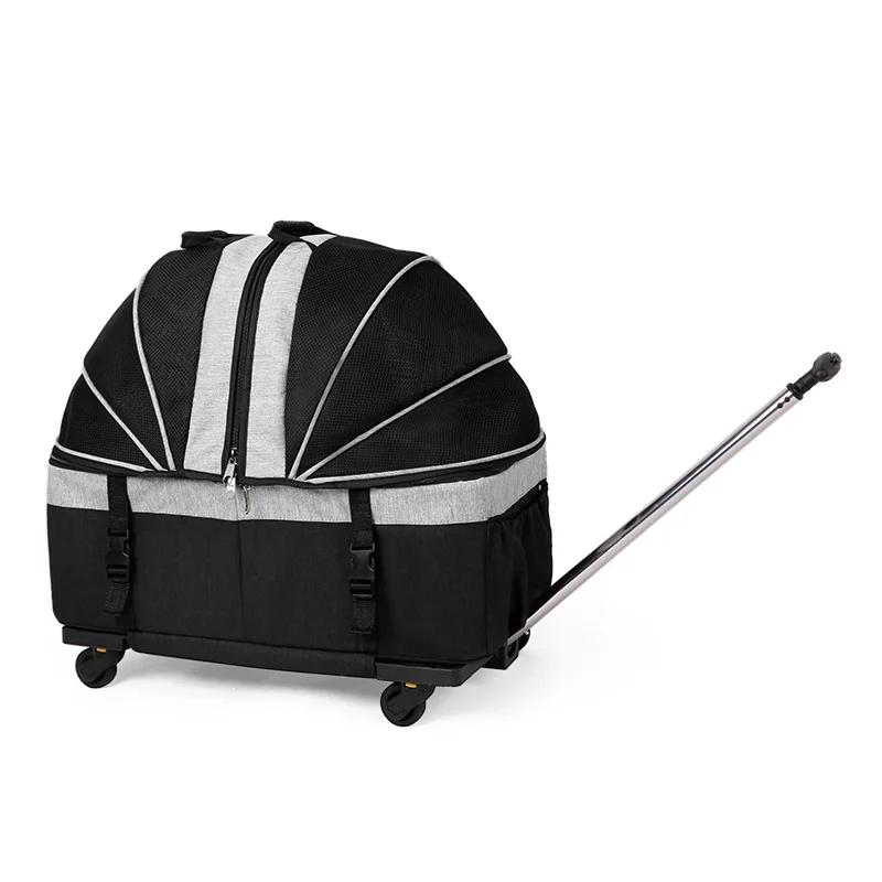 Convenient Travel Pet Suitcase Folding Cat Carriers Mesh Basket Separate Folding Cart Cage Multi-Functional Transport Case сірий
Convenient Travel Pet Suitcase Folding Cat Carriers Mesh Basket Separate Folding Cart Cage Multi-Functional Transport Case сірий