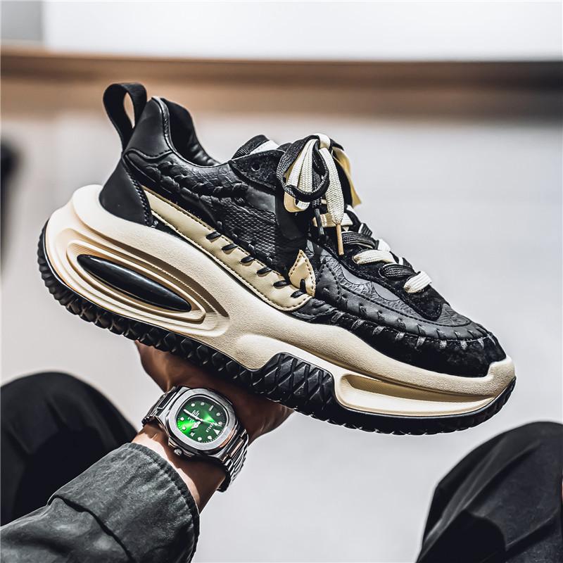 Zi spring new youth sports and leisure thick-soled wear-resistant dad shoes 44 чорний
Zi spring new youth sports and leisure thick-soled wear-resistant dad shoes 44 чорний