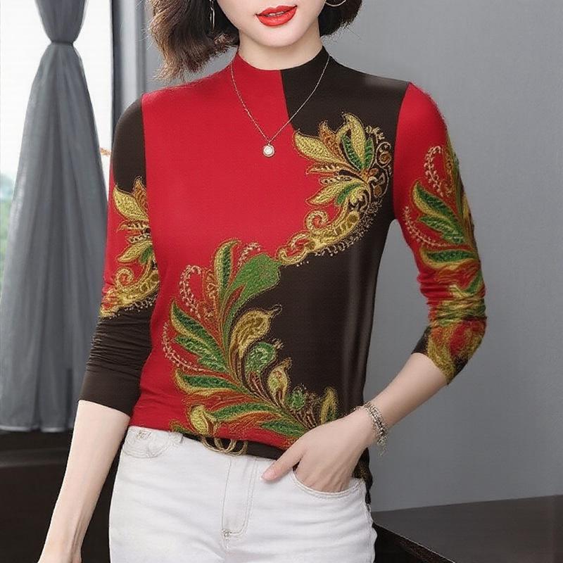 Chic Semi-High Neck Fleece-Lined Shirt: Stylish Long Sleeve Outerwear for Middle-Aged Women 2XL
Chic Semi-High Neck Fleece-Lined Shirt: Stylish Long Sleeve Outerwear for Middle-Aged Women 2XL