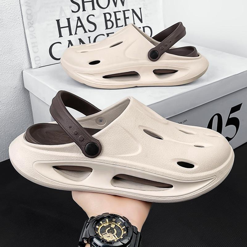 Hole shoes men s new summer platform travel beach bag head sandals outside 44-45 сірий колір
Hole shoes men s new summer platform travel beach bag head sandals outside 44-45 сірий колір