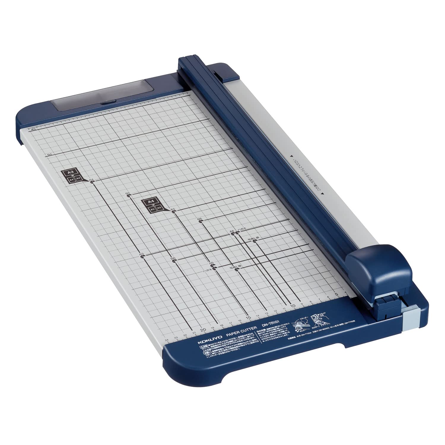 Kokuyo Rotary Paper Cutter DN-TR101 A3 10 Sheets Capacity Titanium-Coated Blade
Kokuyo Rotary Paper Cutter DN-TR101 A3 10 Sheets Capacity Titanium-Coated Blade