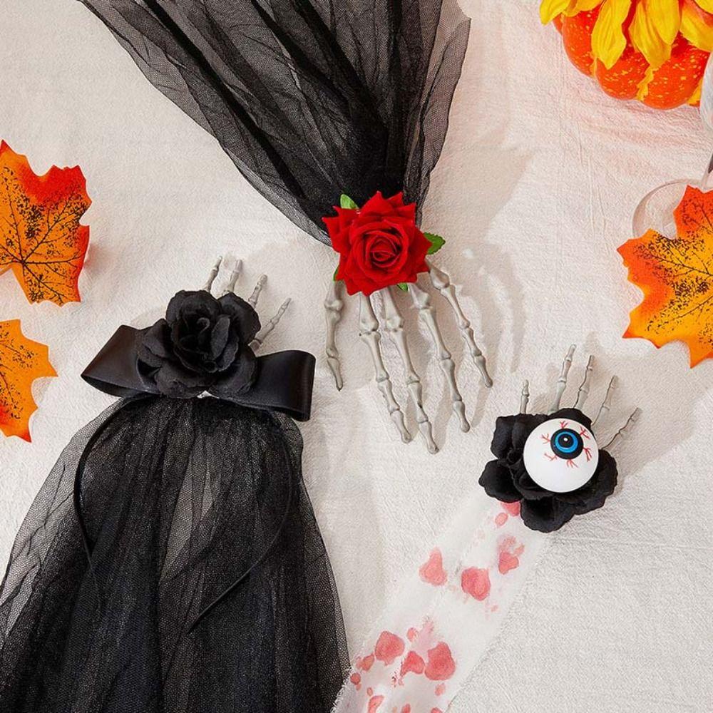 Simulation Hand Bone Hair Clip Punk Style Barrettes Halloween Head Buckle Costume Prom Style C
Simulation Hand Bone Hair Clip Punk Style Barrettes Halloween Head Buckle Costume Prom Style C