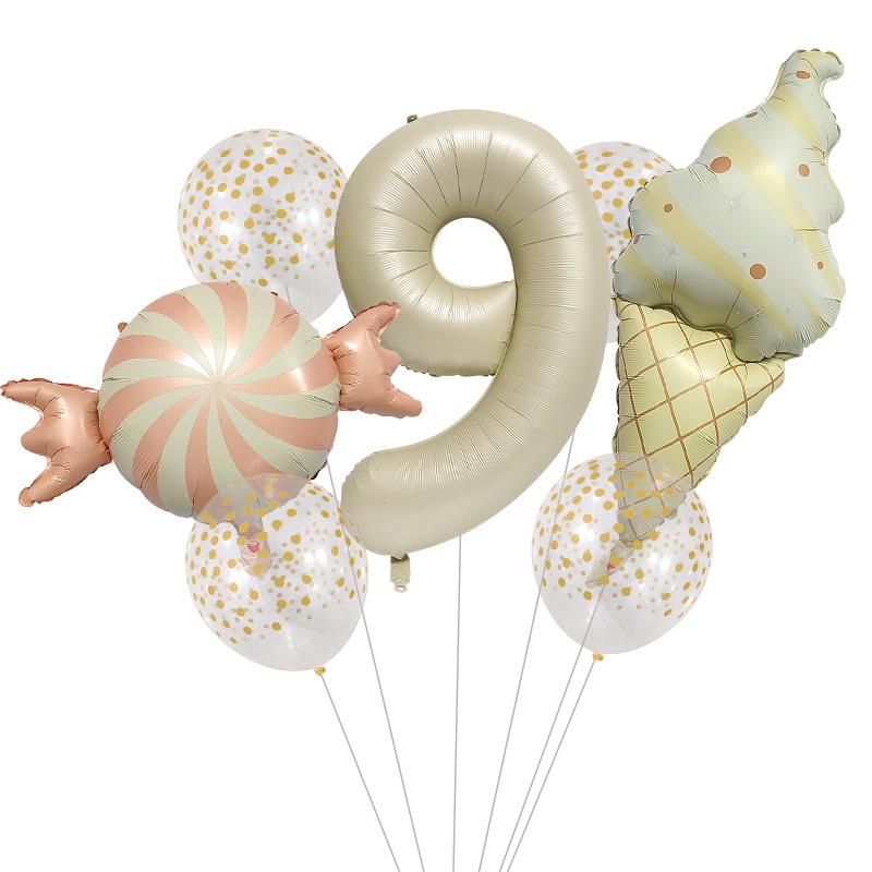 Wind 32 Inch Milky White Digital Matte Candy Ice Cream Aluminum Film Balloon Set Birthday Background Decoration Candy Ice Cream Package 9
Wind 32 Inch Milky White Digital Matte Candy Ice Cream Aluminum Film Balloon Set Birthday Background Decoration Candy Ice Cream Package 9
