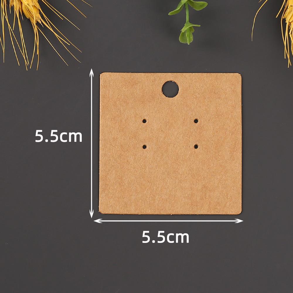 Retro Kraft Paper Earring Display Cards - Blank Stud Holder and Packaging Accessory
Retro Kraft Paper Earring Display Cards - Blank Stud Holder and Packaging Accessory