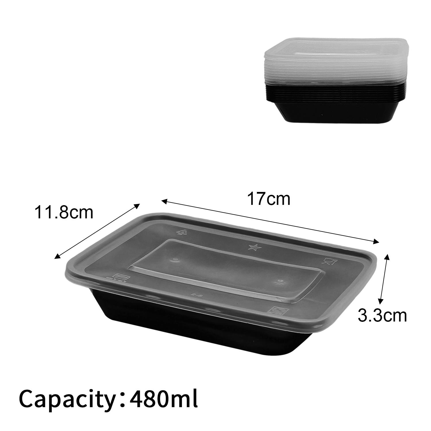 20-10Pcs Disposable Bento Box Kitchen Fridge Storage Box with Lids Black Food Containers Leakproof Lunch Box for Salad Sandwich 10pcs
20-10Pcs Disposable Bento Box Kitchen Fridge Storage Box with Lids Black Food Containers Leakproof Lunch Box for Salad Sandwich 10pcs