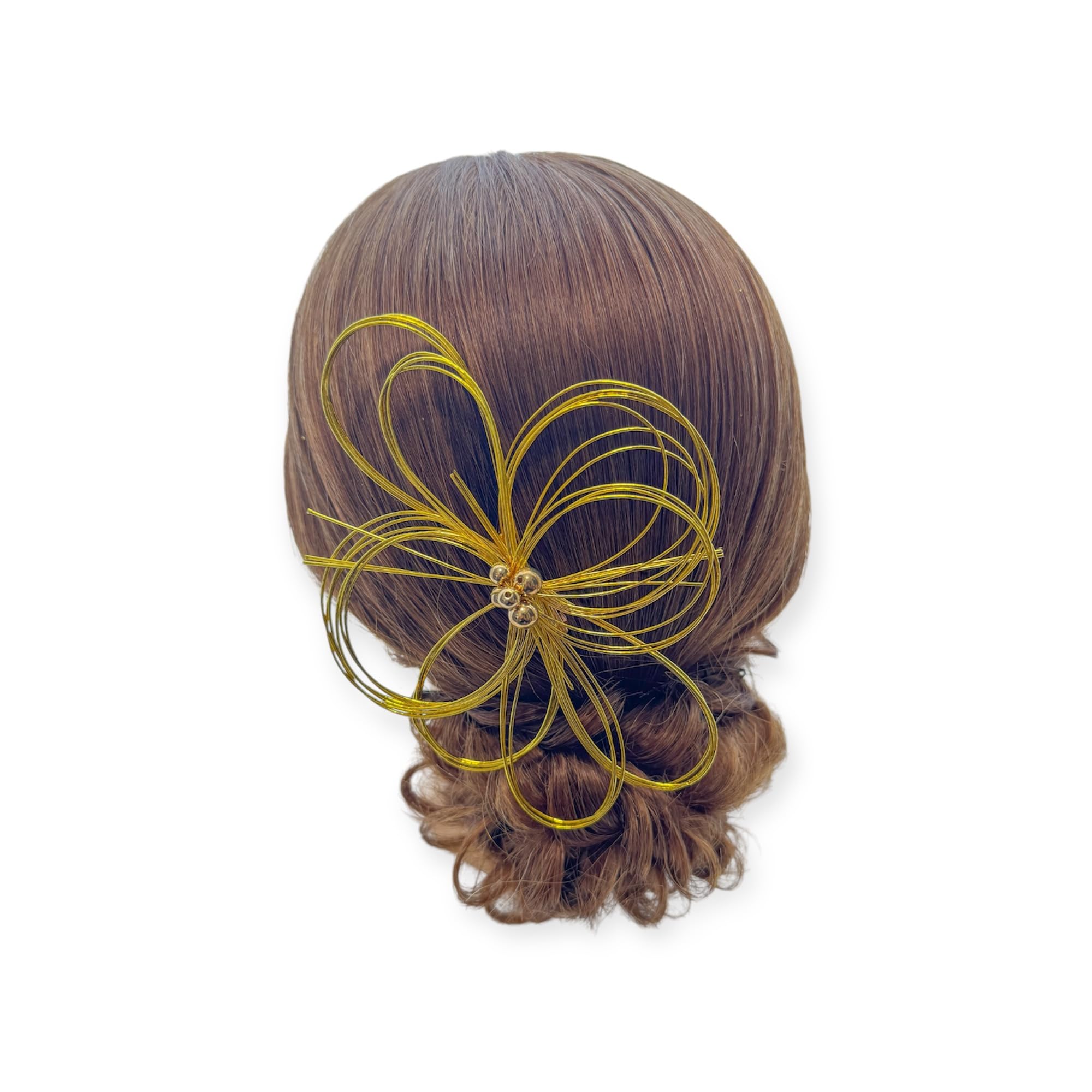 Hani. Gold Mizuhiki Hair Ornament for Japanese Attire, Coming-of-Age Ceremony, Graduation Ceremony, Wedding, Bridal, Furisode, Hakama, Yukata,
Hani. Gold Mizuhiki Hair Ornament for Japanese Attire, Coming-of-Age Ceremony, Graduation Ceremony, Wedding, Bridal, Furisode, Hakama, Yukata,