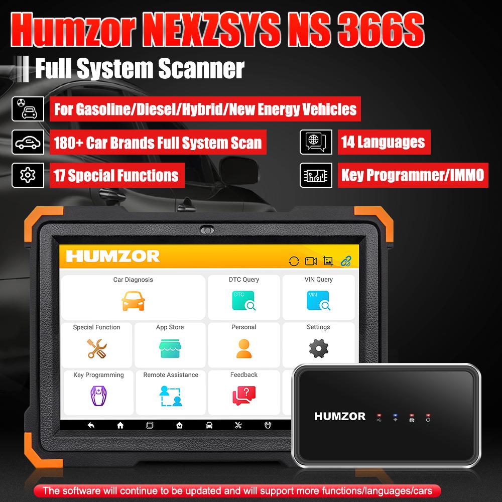 Humzor NexzSYS NS366S Полный системный сканер Бензин Дизель OBD Диагностический инструмент Сброс масла TPMS Тест батареи DPF Автомобильный диагностический инструмент
Humzor NexzSYS NS366S Полный системный сканер Бензин Дизель OBD Диагностический инструмент Сброс масла TPMS Тест батареи DPF Автомобильный диагностический инструмент
