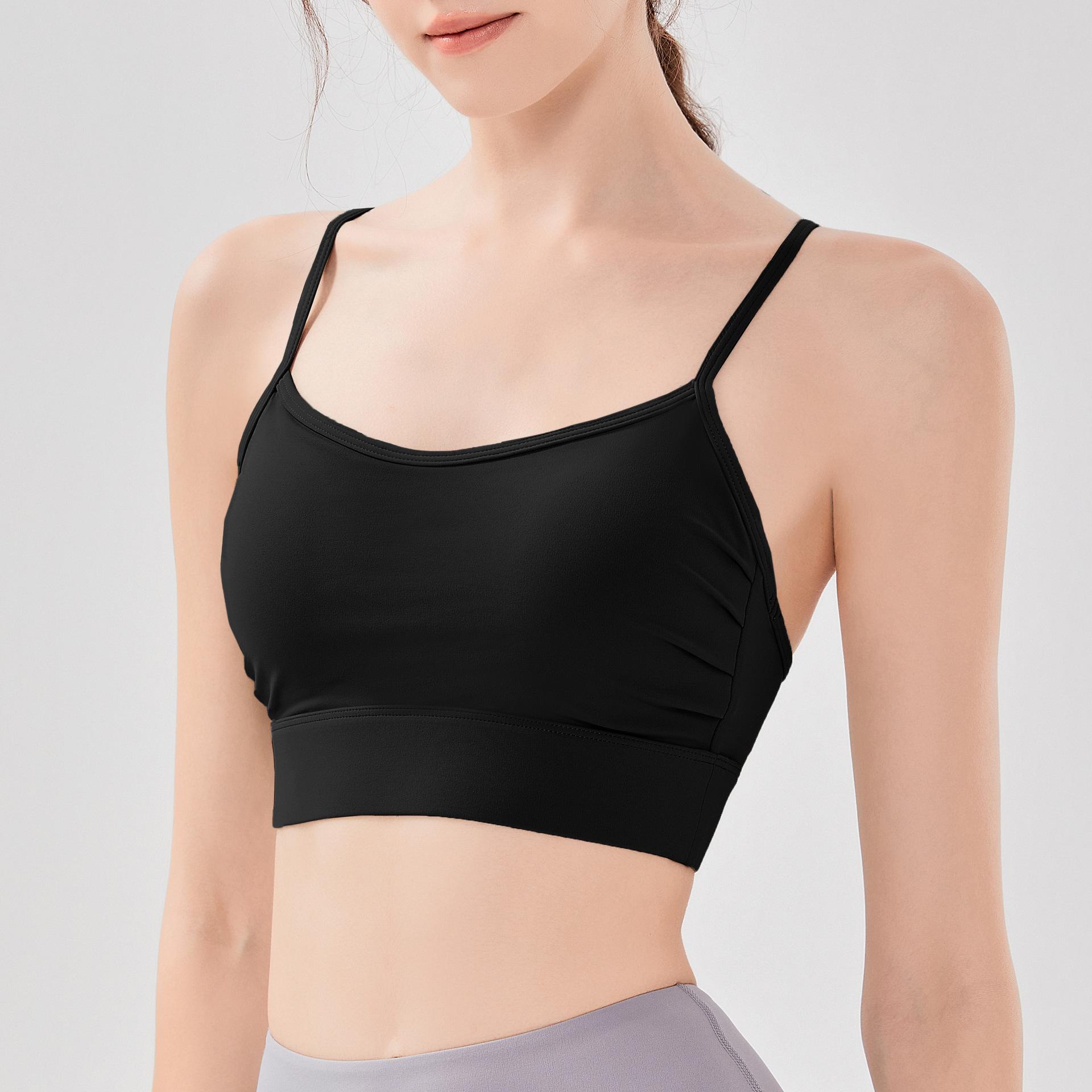 Спортивный бюстгальтер на тонких бретелях с мягкой подкладкой и защитой от ударов - Быстросохнущая модная майка для бега и йоги Small
Спортивный бюстгальтер на тонких бретелях с мягкой подкладкой и защитой от ударов - Быстросохнущая модная майка для бега и йоги Small