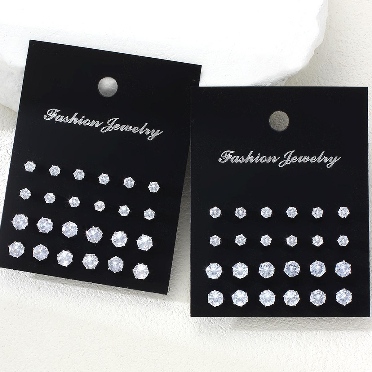 48 Pcs Fashion Zircon Stud Earrings Set For Women Men Simple Exquisite Luxury Geometric Earring Unisex Ear Piercings Jewelry Gif
48 Pcs Fashion Zircon Stud Earrings Set For Women Men Simple Exquisite Luxury Geometric Earring Unisex Ear Piercings Jewelry Gif