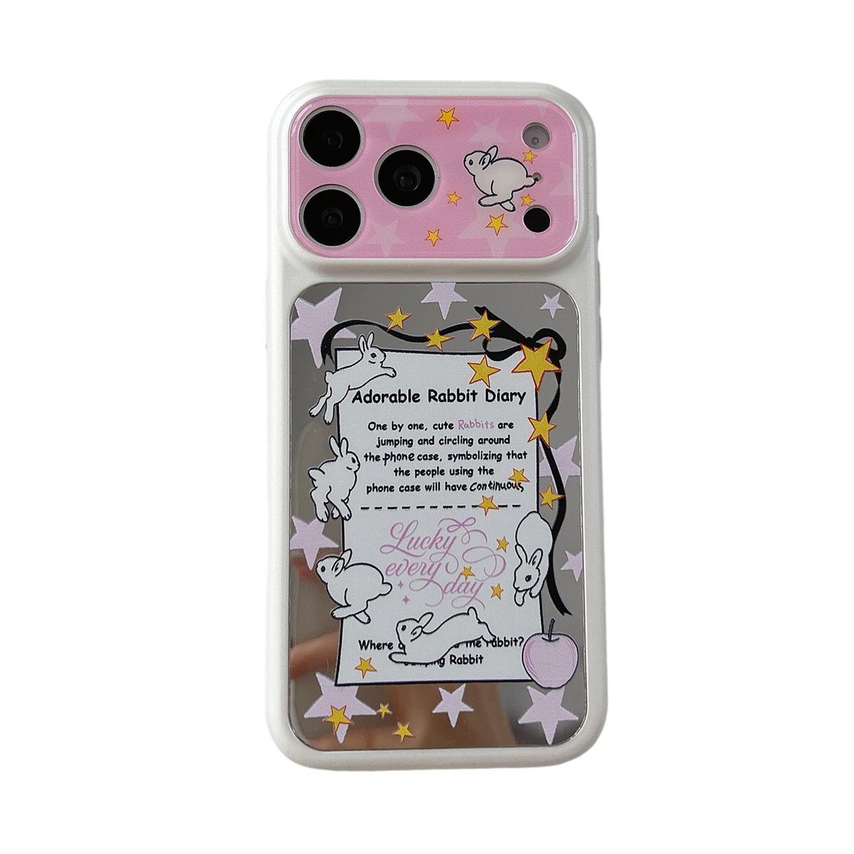 Star Rabbit Apple iPhone 15/17/16 Pro Max Anti-fall Case with Large Mirror Window iPhone 15 Pro Max
Star Rabbit Apple iPhone 15/17/16 Pro Max Anti-fall Case with Large Mirror Window iPhone 15 Pro Max