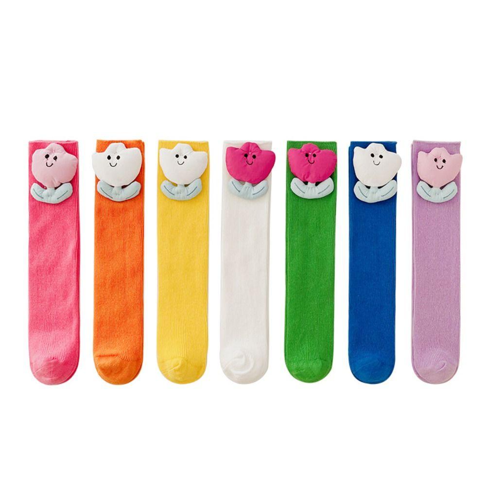 Tulip Preppy Style Spring Flower Girls Calf Socks Cotton Hosiery Korean Style Stocking Pile Sock
Tulip Preppy Style Spring Flower Girls Calf Socks Cotton Hosiery Korean Style Stocking Pile Sock