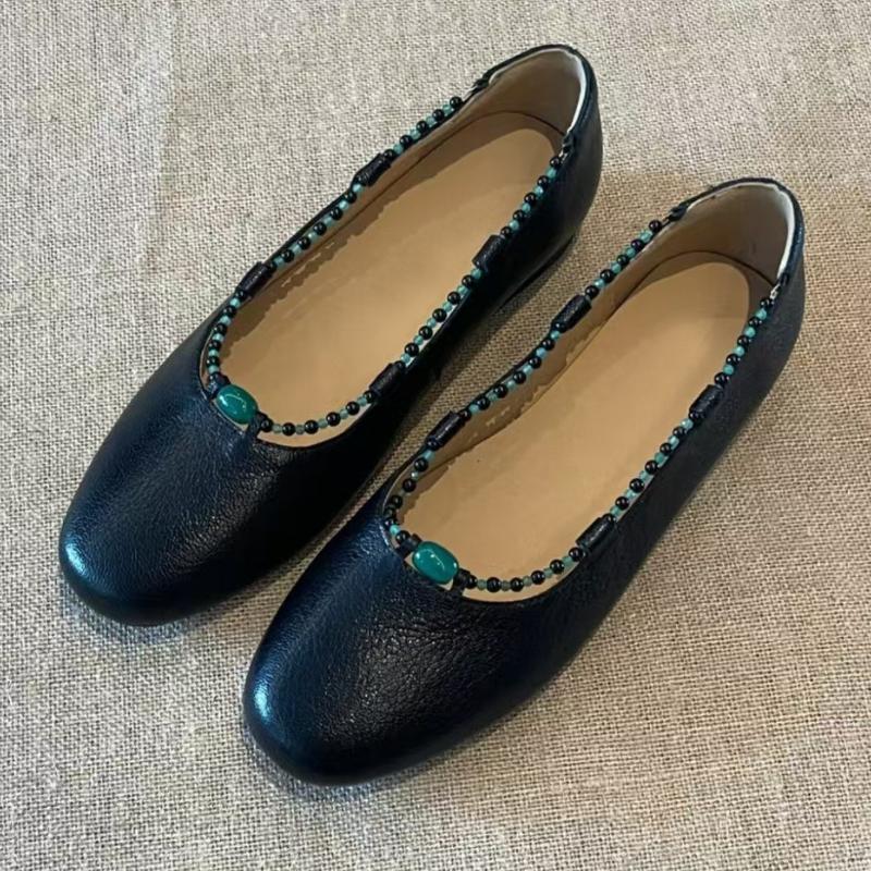 Модные этнические туфли Мэри Джейн с разноцветными бусинами на шнурках, женские ретро туфли с круглым носком, неглубокие дизайнерские туфли, высококачественные замшевые повседневные балетки 40 чёрный
Модные этнические туфли Мэри Джейн с разноцветными бусинами на шнурках, женские ретро туфли с круглым носком, неглубокие дизайнерские туфли, высококачественные замшевые повседневные балетки 40 чёрный