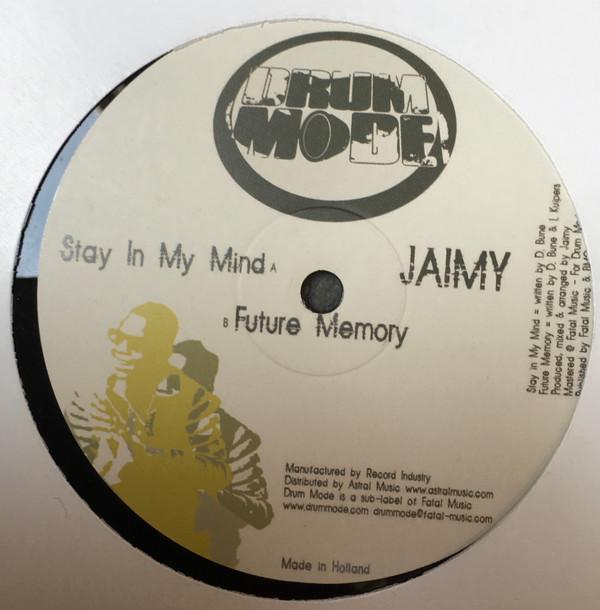 12inch Record JAIMY - Stay In My Mind / Future Memory DM002 Drum Mode 2006 Netherland Dance & Electronica Used
12inch Record JAIMY - Stay In My Mind / Future Memory DM002 Drum Mode 2006 Netherland Dance & Electronica Used