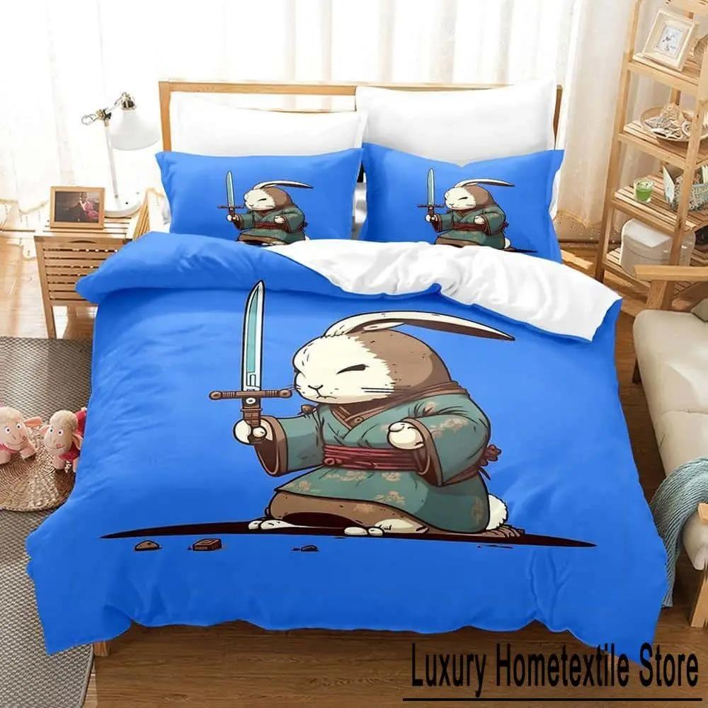 New Samurai Rabbit The Usagi Chronicles Bedding Set Single Twin Full Queen King Size Duvet Covers for Adult Kid Bedroom 70x133cm 2pcs
New Samurai Rabbit The Usagi Chronicles Bedding Set Single Twin Full Queen King Size Duvet Covers for Adult Kid Bedroom 70x133cm 2pcs
