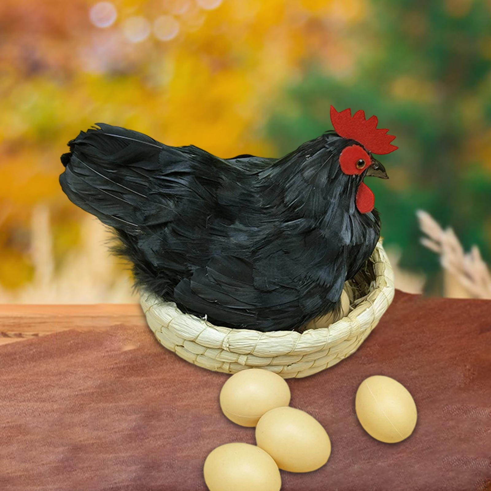 Artificial Chicken As Decoration, Photo Prop, Garden Figure, Model for Garden, Farm, Shop чорний
Artificial Chicken As Decoration, Photo Prop, Garden Figure, Model for Garden, Farm, Shop чорний