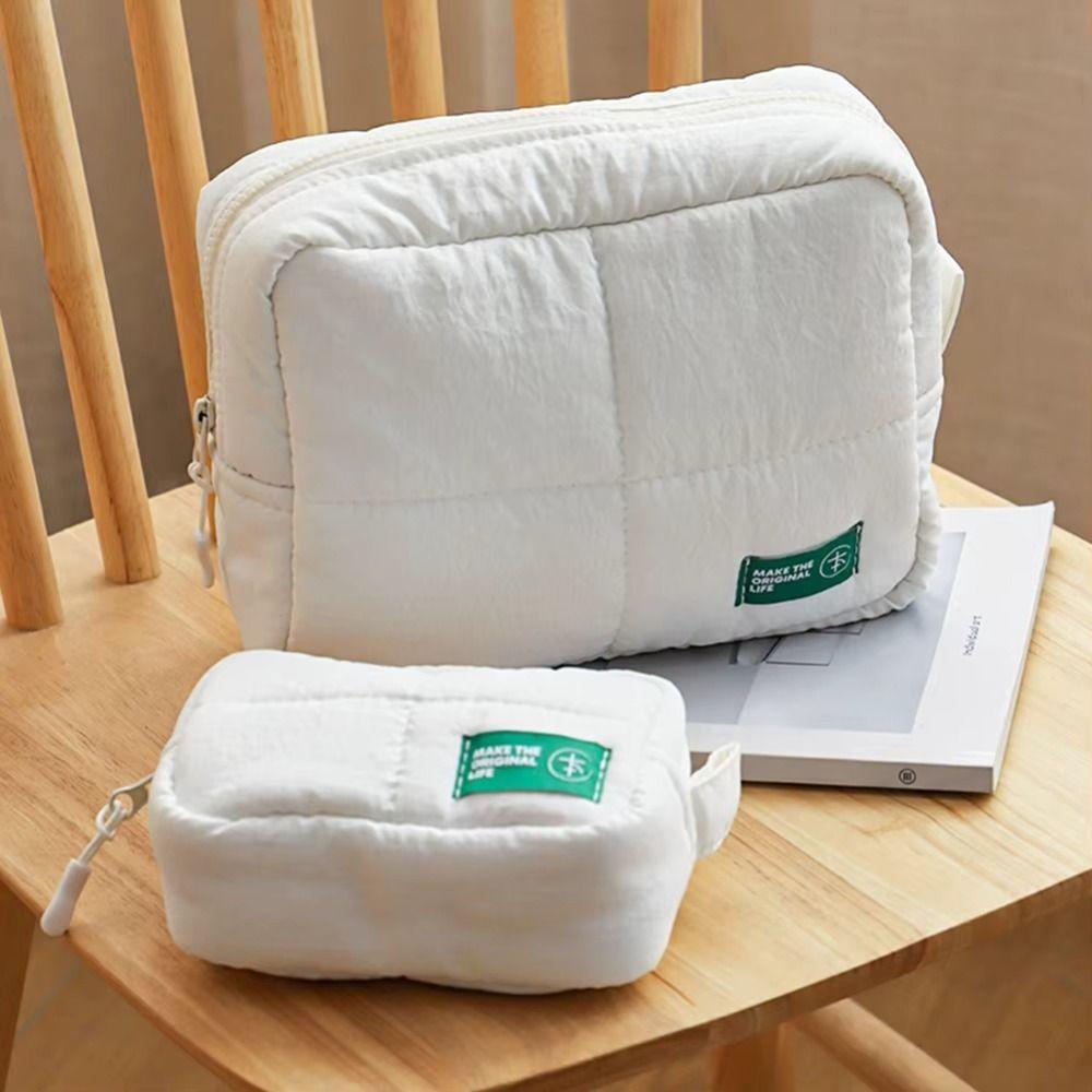 Square Cosmetic Pouch Quilted Skincare Storage Bag Aesthetic Makeup Bag Travel S жовтий
Square Cosmetic Pouch Quilted Skincare Storage Bag Aesthetic Makeup Bag Travel S жовтий