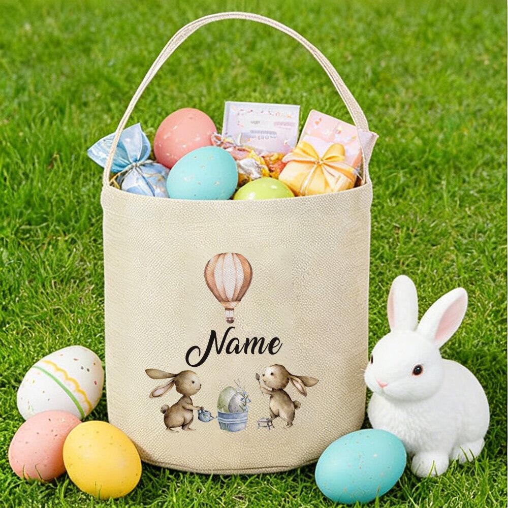 Ersonalized Easter Basket with Name Custom Bunny Tote Bag Easter Egg Hunt Basket for Boys/Girls Easter Bunny Bag Gift
Ersonalized Easter Basket with Name Custom Bunny Tote Bag Easter Egg Hunt Basket for Boys/Girls Easter Bunny Bag Gift