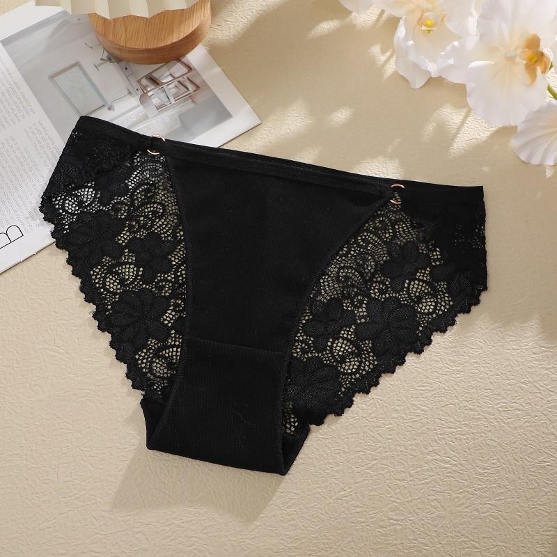 FINETOO Сексуальні бавовняні трусики для жінок Нижня білизна з металевими ґудзиками Мереживна прозора коротка нижня білизна з видаленням XL чорний
FINETOO Сексуальні бавовняні трусики для жінок Нижня білизна з металевими ґудзиками Мереживна прозора коротка нижня білизна з видаленням XL чорний