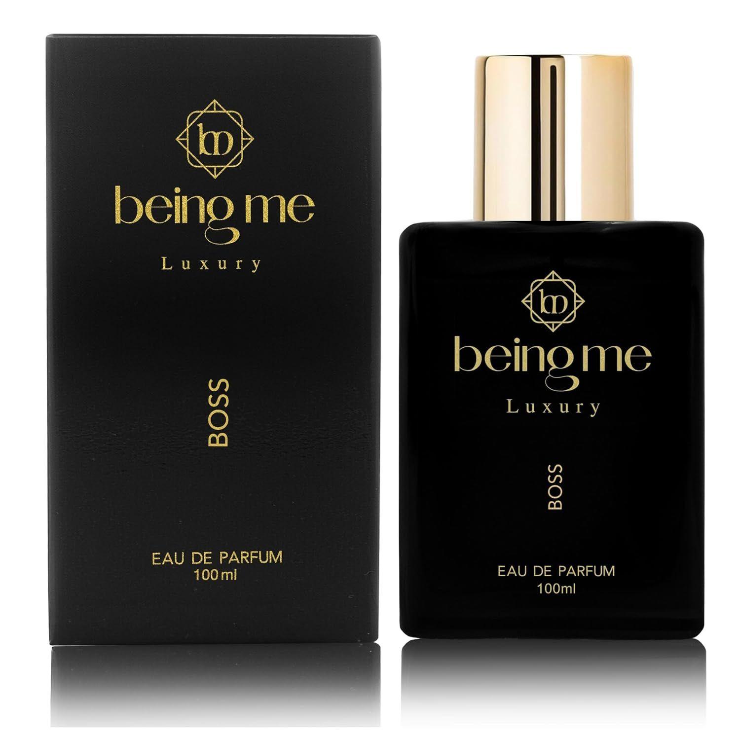 Being Me Luxury BOSS Long Lasting Perfume for Men | Bold Citrus & Spicy Top, Leather Heart, Woody & Musky Base | Office, Date & Party Fragrance Scent 100ml
Being Me Luxury BOSS Long Lasting Perfume for Men | Bold Citrus & Spicy Top, Leather Heart, Woody & Musky Base | Office, Date & Party Fragrance Scent 100ml