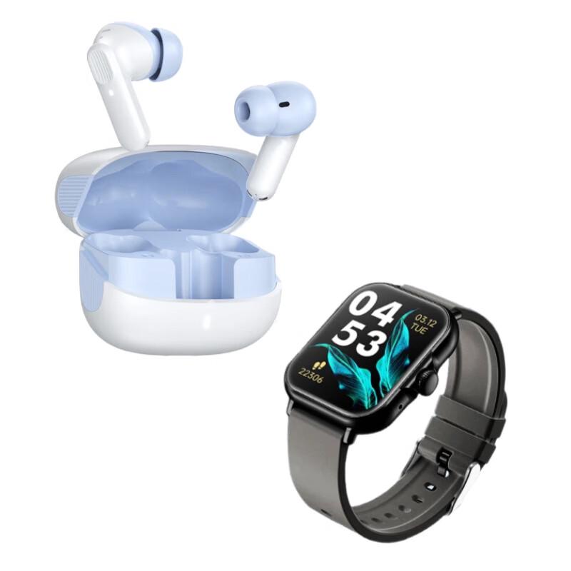 Newsmy S18 Smartwatch & Y130 Noise-Cancelling Earbuds Set
Newsmy S18 Smartwatch & Y130 Noise-Cancelling Earbuds Set