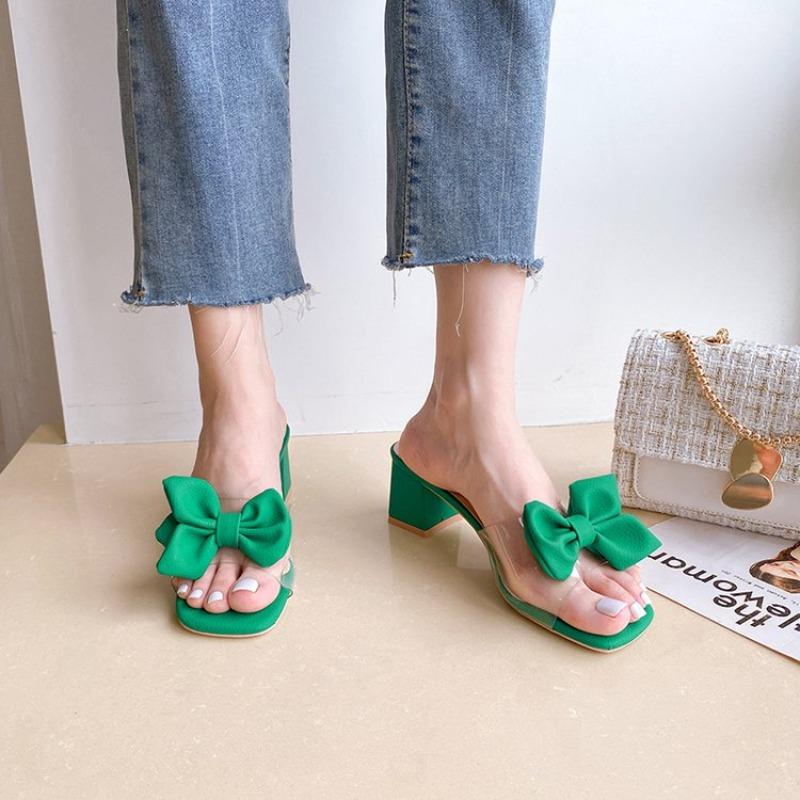 Summer New Slippers Women 2026 Trend Sexy Large Size Square Toe Thick Heels Shoes Ladies Casual Slippers Zapatos 35 зелений
Summer New Slippers Women 2026 Trend Sexy Large Size Square Toe Thick Heels Shoes Ladies Casual Slippers Zapatos 35 зелений