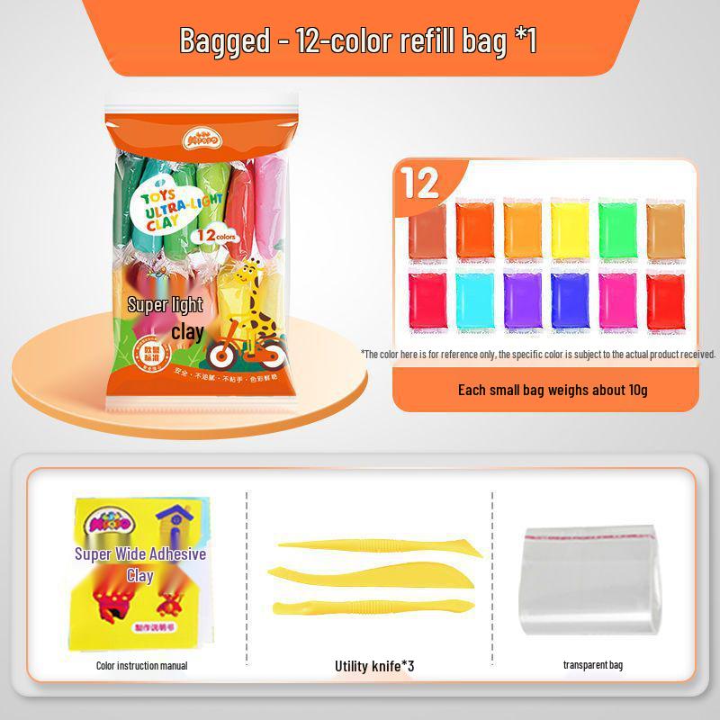 Набор сверхлегкой глины без запаха 36 цветов для детей - сделай сам пластилин для школьных проектов и самодельных игрушек
Набор сверхлегкой глины без запаха 36 цветов для детей - сделай сам пластилин для школьных проектов и самодельных игрушек