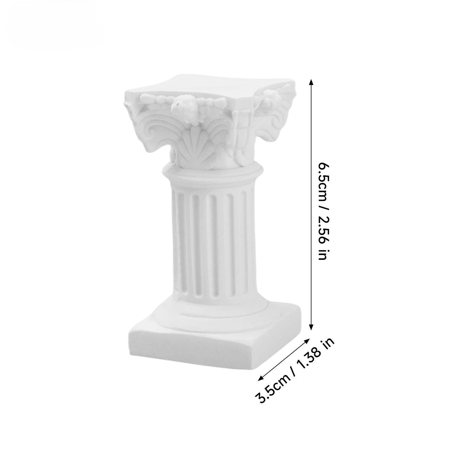 1/5x Roman Pillar Greek Column Roman Column Statue Stand Figurine Indoor Outdoor Home Garden Scenery Decoration Accessories 1PC білий
1/5x Roman Pillar Greek Column Roman Column Statue Stand Figurine Indoor Outdoor Home Garden Scenery Decoration Accessories 1PC білий
