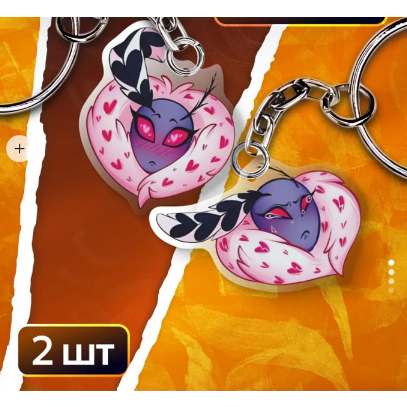 Anime Cartoons Acrylic Key Buckle for Hazbin Hotel Velvet Vox 3 Vees Character Peripheral Decoration Pendant Birthday Gift
Anime Cartoons Acrylic Key Buckle for Hazbin Hotel Velvet Vox 3 Vees Character Peripheral Decoration Pendant Birthday Gift