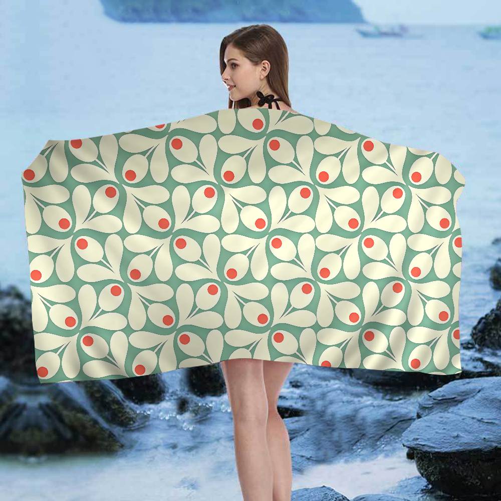 Orla Kiely Leaf Flower Big Microfiber Beach Towels Quick Dry Towel Sand Beach Towels Pool Towel For Travel Swim Pool Yoga W40*H60(CM)
Orla Kiely Leaf Flower Big Microfiber Beach Towels Quick Dry Towel Sand Beach Towels Pool Towel For Travel Swim Pool Yoga W40*H60(CM)