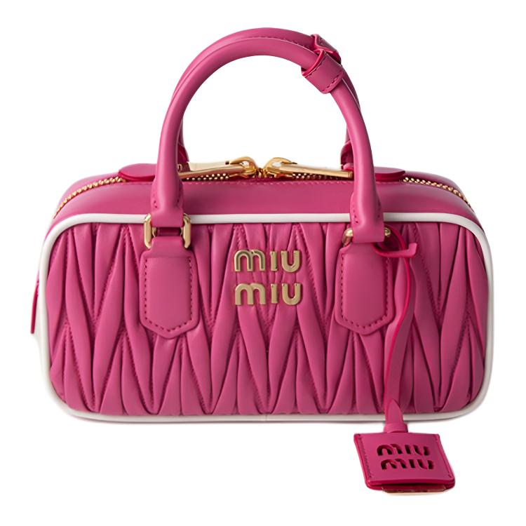 Miu Miu Arcadie Matelassé Nappa Metal Letter Logo Zipper Closure Lambskin Shoulder Crossbody Handbag Small Women handbag Cherry-Red 5BB142_2IBS_V_OON Basic Set (Bag+Dust Bag)
Miu Miu Arcadie Matelassé Nappa Metal Letter Logo Zipper Closure Lambskin Shoulder Crossbody Handbag Small Women handbag Cherry-Red 5BB142_2IBS_V_OON Basic Set (Bag+Dust Bag)