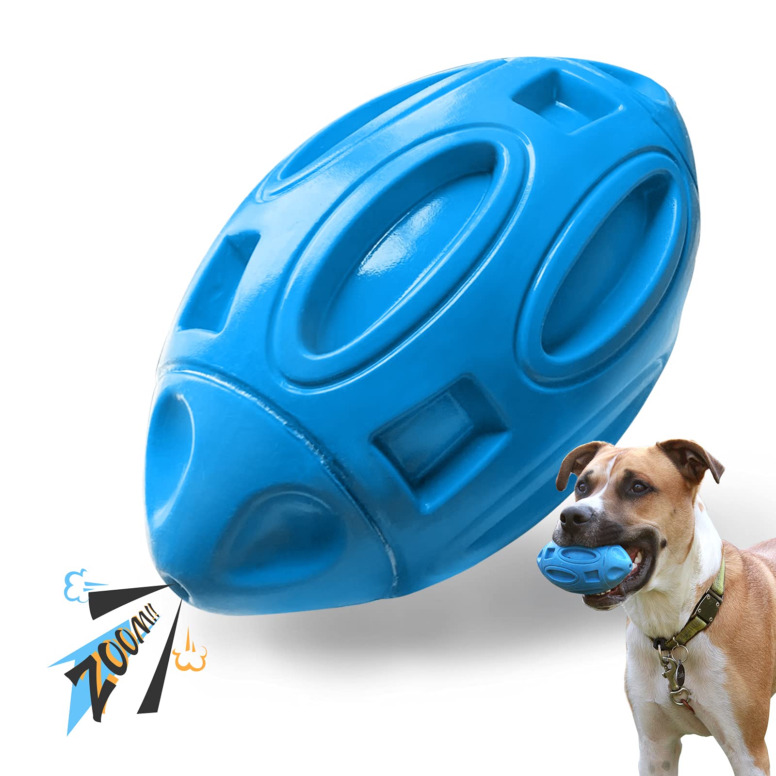 Squeaky Tough Dog Chew Ball - Virtually Indestructible Rubber Chew Toy for Medium & Large Breed Dogs, Long-Lasting
Squeaky Tough Dog Chew Ball - Virtually Indestructible Rubber Chew Toy for Medium & Large Breed Dogs, Long-Lasting