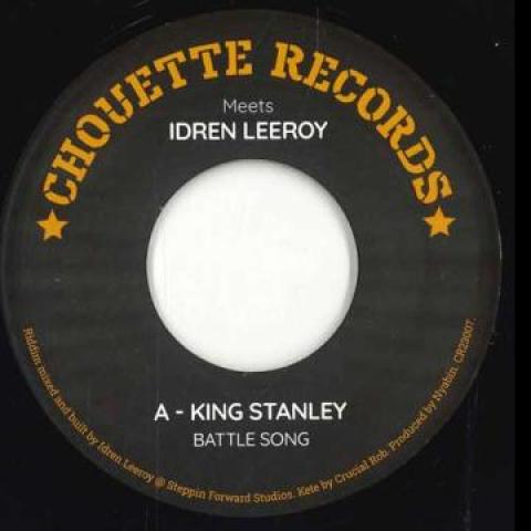 7inch Record KING STANLEY - Battle Song / Battle Dub CR23007 Chouette UK 2023 UK Reggae, Ska & Dub
7inch Record KING STANLEY - Battle Song / Battle Dub CR23007 Chouette UK 2023 UK Reggae, Ska & Dub
