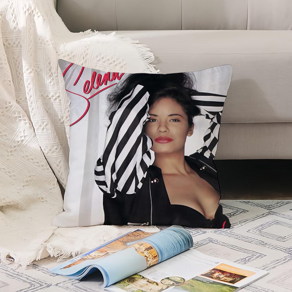American singer S-Selena Pillow Case Office Cushions Suitable For Sofa Car Bedroom Decorative Cushion Cover 12x12Inch
American singer S-Selena Pillow Case Office Cushions Suitable For Sofa Car Bedroom Decorative Cushion Cover 12x12Inch