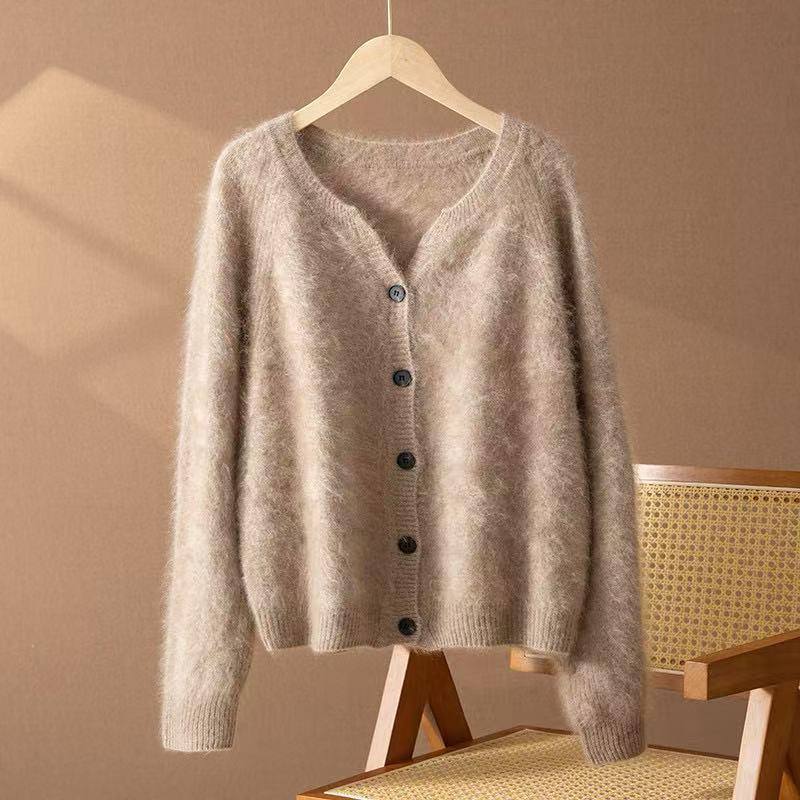 Women s 100% Cashmere Thickened Winter Sweater - Brushed Solid Color, Fashionable, Simple, Warm Cardigan for Outerwear or Innerwear. Medium
Women s 100% Cashmere Thickened Winter Sweater - Brushed Solid Color, Fashionable, Simple, Warm Cardigan for Outerwear or Innerwear. Medium