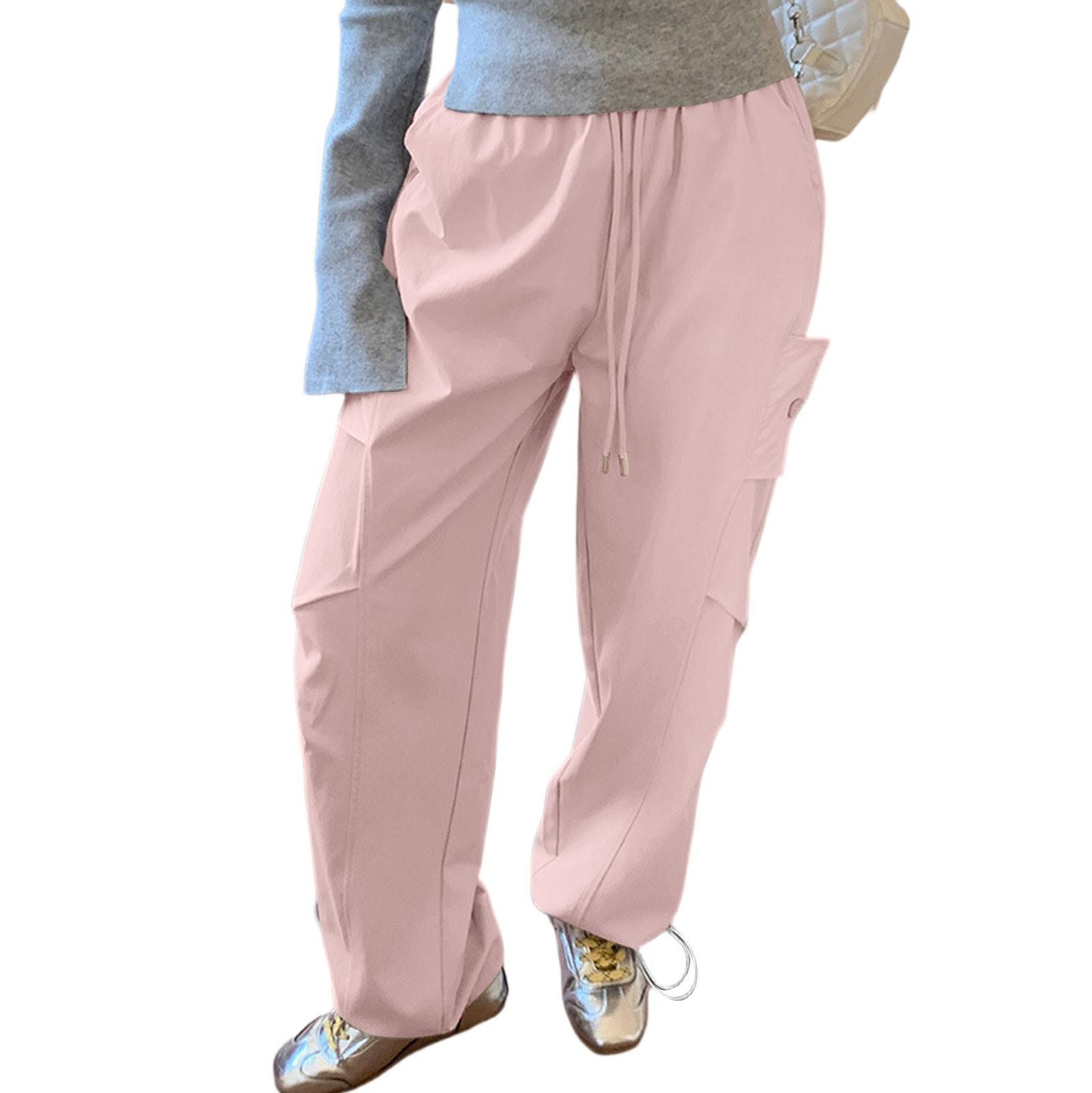 Женские свободные брюки-карго Спортивные брюки в стиле хип-хоп Свободные повседневные брюки с широкими штанинами на шнуровке XL розовый
Женские свободные брюки-карго Спортивные брюки в стиле хип-хоп Свободные повседневные брюки с широкими штанинами на шнуровке XL розовый