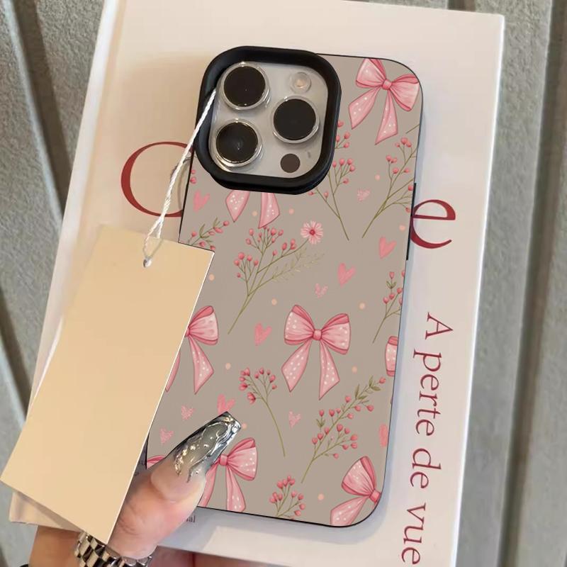 Pink Flower bow Lychee Texture Phone Case For iPhone 17 16 15 14 13 12 11 Pro Max 14 15 Plus 17 Air X XS XR Soft Cover iPhone 13
Pink Flower bow Lychee Texture Phone Case For iPhone 17 16 15 14 13 12 11 Pro Max 14 15 Plus 17 Air X XS XR Soft Cover iPhone 13