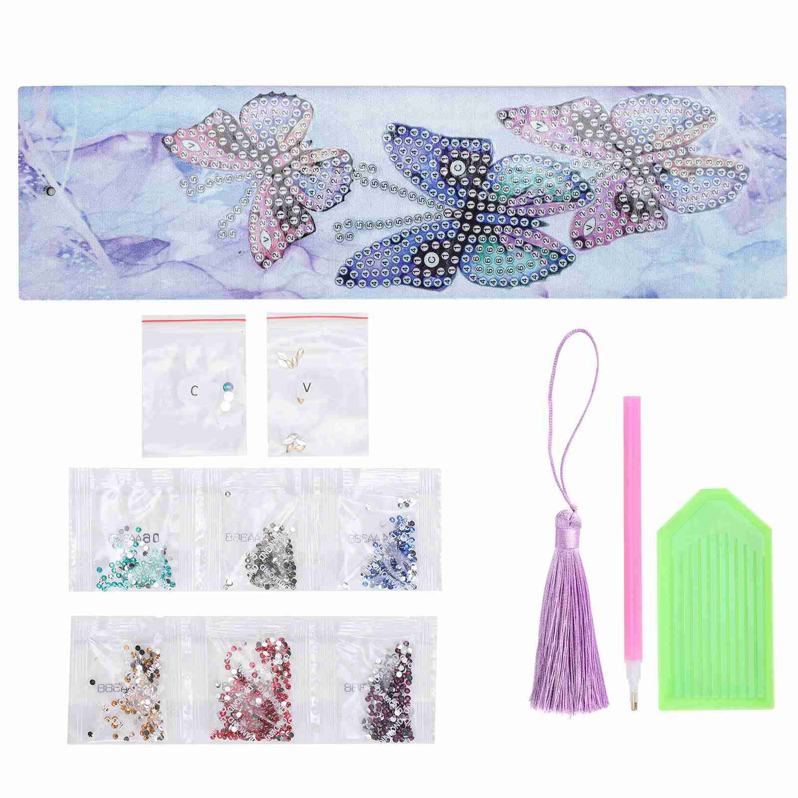 DIY Bookmark Innovative Diamond Painting Embroidery Tassel Art Crafts for StudentsAA388-Butterfly
DIY Bookmark Innovative Diamond Painting Embroidery Tassel Art Crafts for StudentsAA388-Butterfly