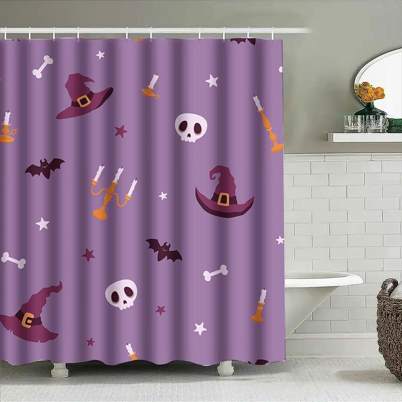 Tuniu Halloween Bat Skull Witch Scary Shower Curtain For Bathroom Decor 150X75Cm W60H190(CM)-1 Pcs
Tuniu Halloween Bat Skull Witch Scary Shower Curtain For Bathroom Decor 150X75Cm W60H190(CM)-1 Pcs