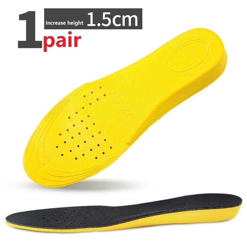 1pair Breathable Shock Absorption Invisible Height Increase Insoles Heel Lift Yellow Shoes Sole Pad Feet Care Cushion XDr06 EU 35-40(250mm)
1pair Breathable Shock Absorption Invisible Height Increase Insoles Heel Lift Yellow Shoes Sole Pad Feet Care Cushion XDr06 EU 35-40(250mm)