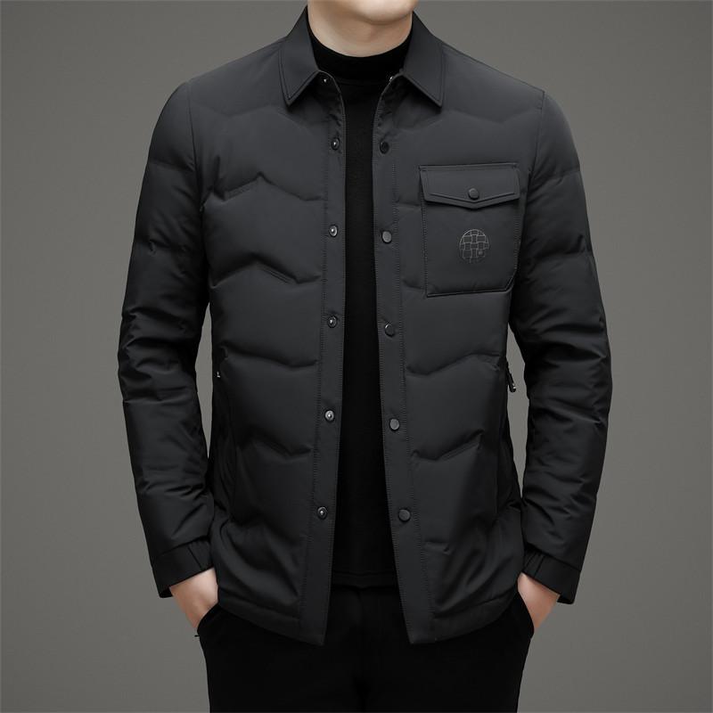 Мужская куртка-пуховик, осенняя, новая, тонкая, белая, утиная, деловая, повседневная, однотонная, универсальная, с отворотами, куртка-пуховик для мужчин 4XL
Мужская куртка-пуховик, осенняя, новая, тонкая, белая, утиная, деловая, повседневная, однотонная, универсальная, с отворотами, куртка-пуховик для мужчин 4XL