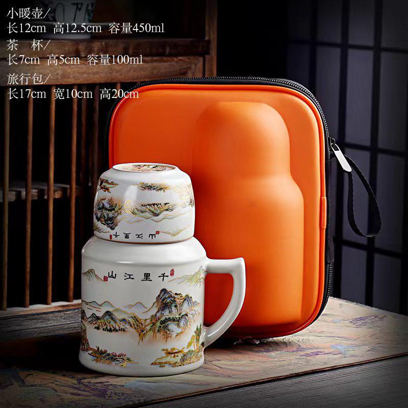 Retro Large-Capacity Ceramic Stuffy Teapot Cool Kettle To Make Tea Cold Kettle Water Cup Essential For Office Tea Separation 450ml
Retro Large-Capacity Ceramic Stuffy Teapot Cool Kettle To Make Tea Cold Kettle Water Cup Essential For Office Tea Separation 450ml