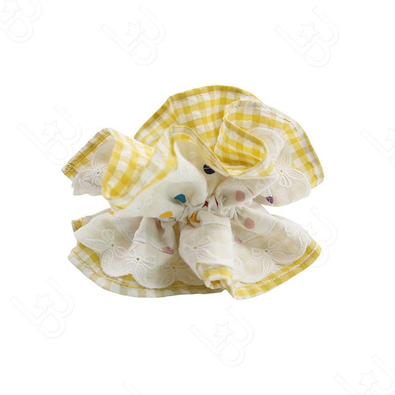 French bud polka dot large intestine hair band, simple double-layer grid high-end ponytail polka dot large hair band
French bud polka dot large intestine hair band, simple double-layer grid high-end ponytail polka dot large hair band